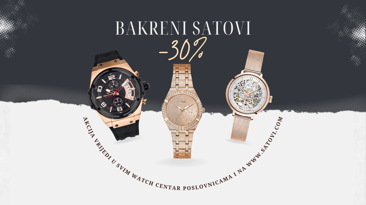 BAKRENI SATOVI -30%