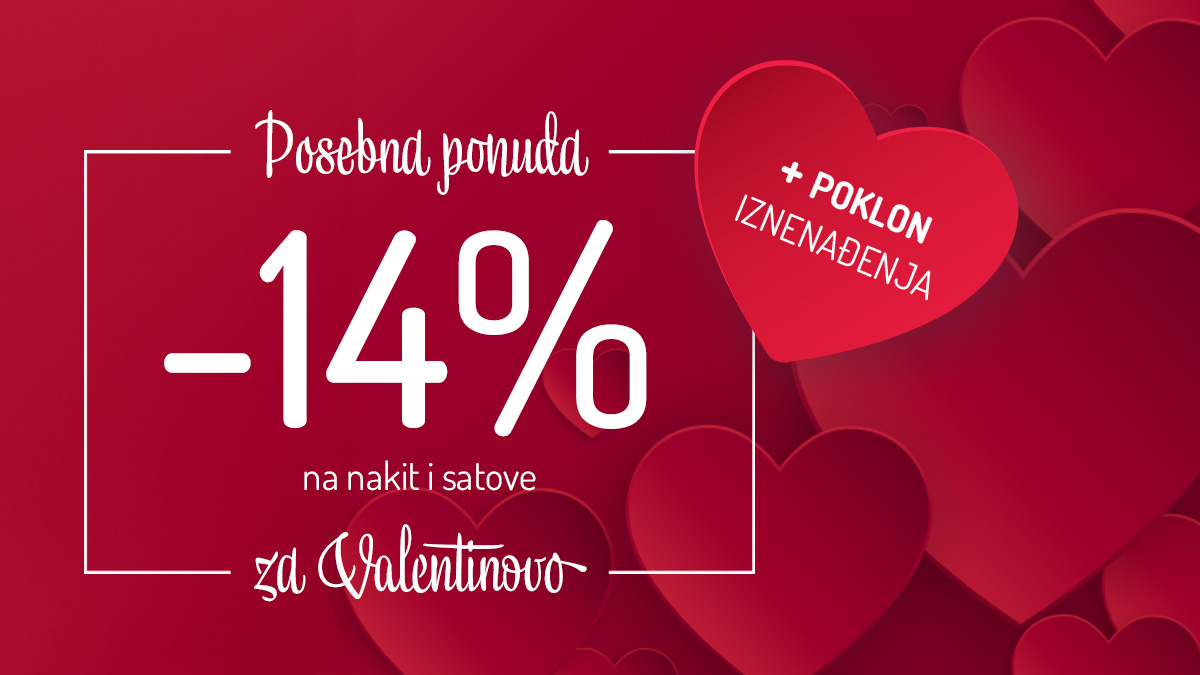 Valentinovo -14%