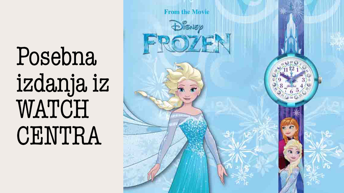 Za dječje veselje: FLIK FLAK ima i prigodne Frozen satove