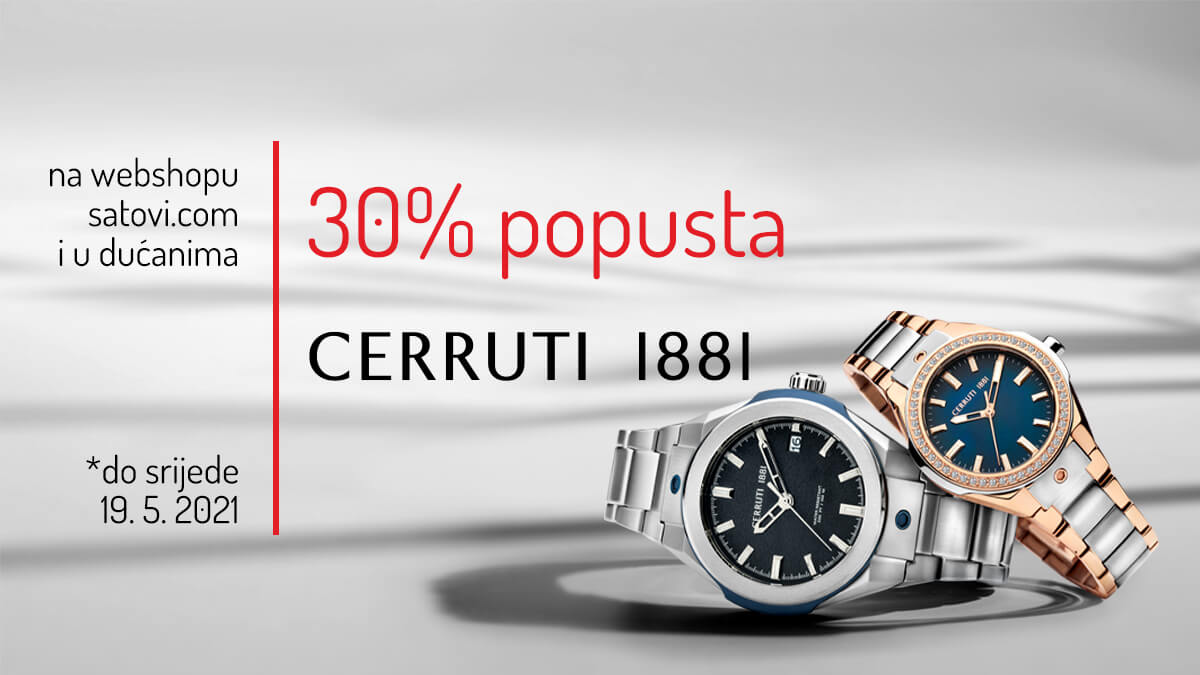 30% POPUSTA NA CERRUTI