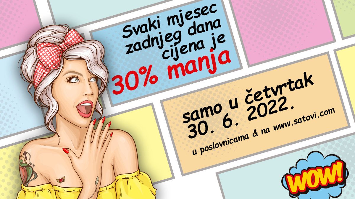 -30 - 50% Zadnji U Mjesecu