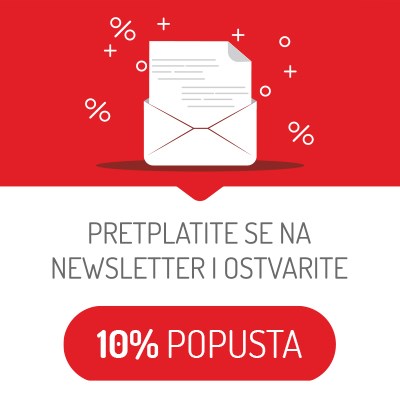 Prijavite se na newsletter i ostvarite 10% popusta