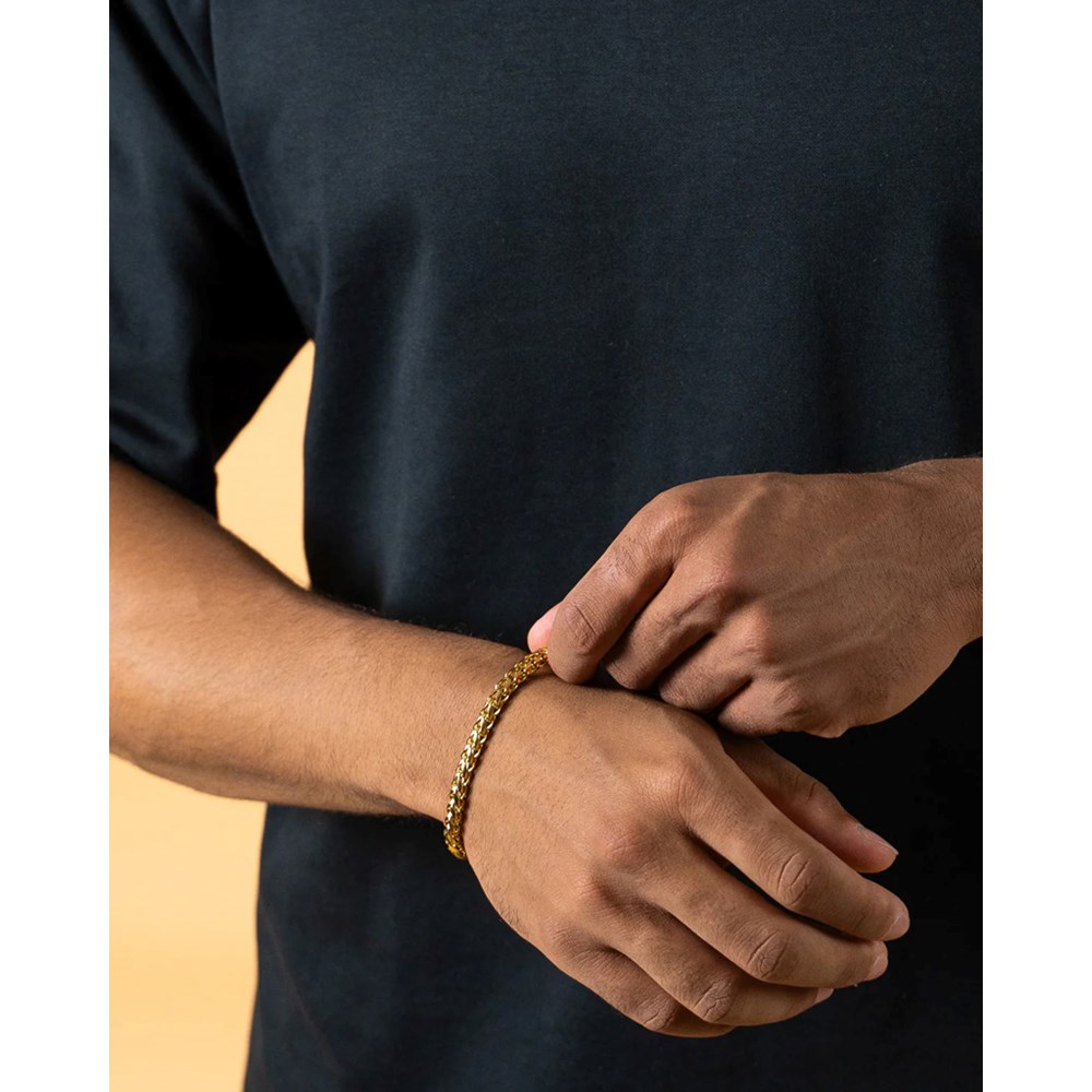 GEMINI FOXTAIL BRACELET GOLD-PLATED