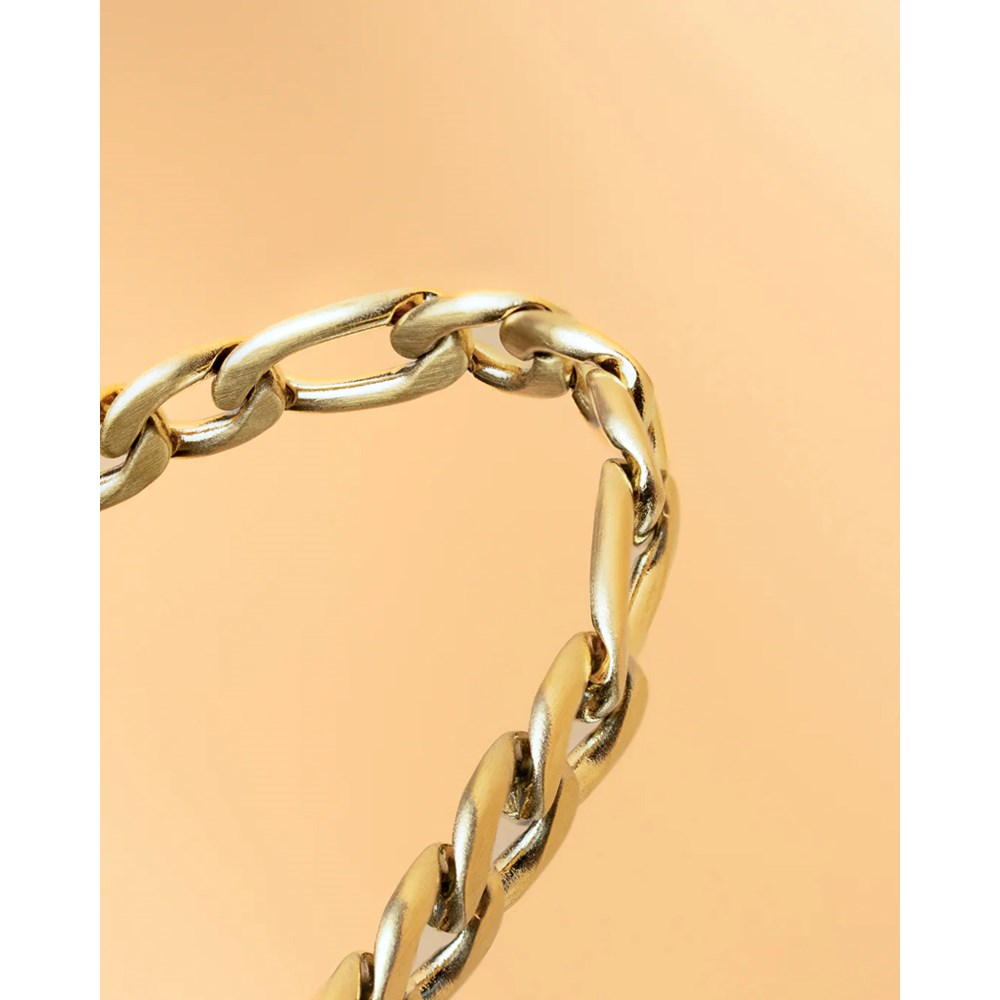 GEMINI FIGARO CHAIN BRACELET GOLD-PLATED