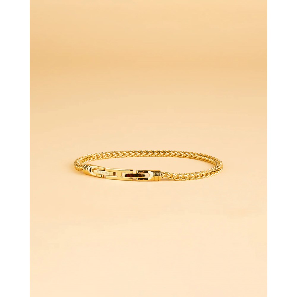 GEMINI FOXTAIL BRACELET GOLD-PLATED