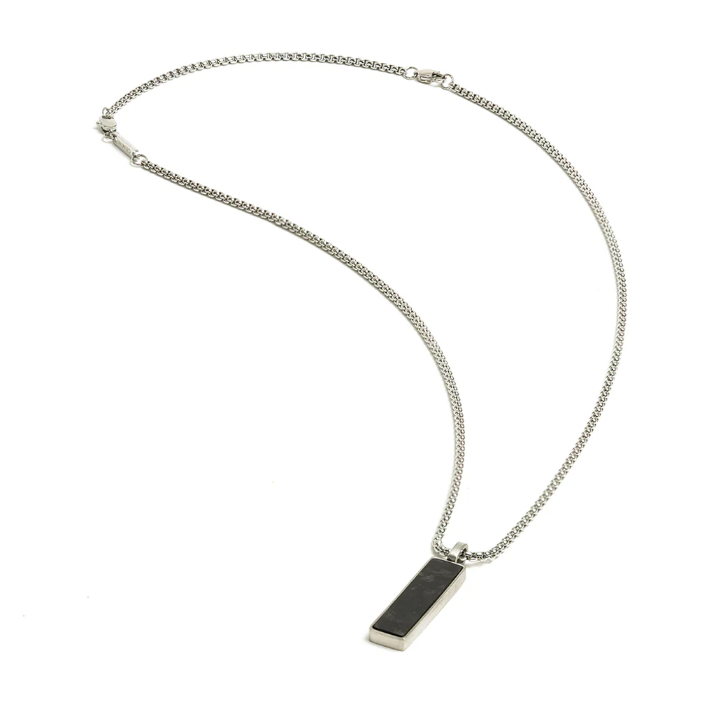 GEMINI FORGED CARBON NECKLACE lifestyle