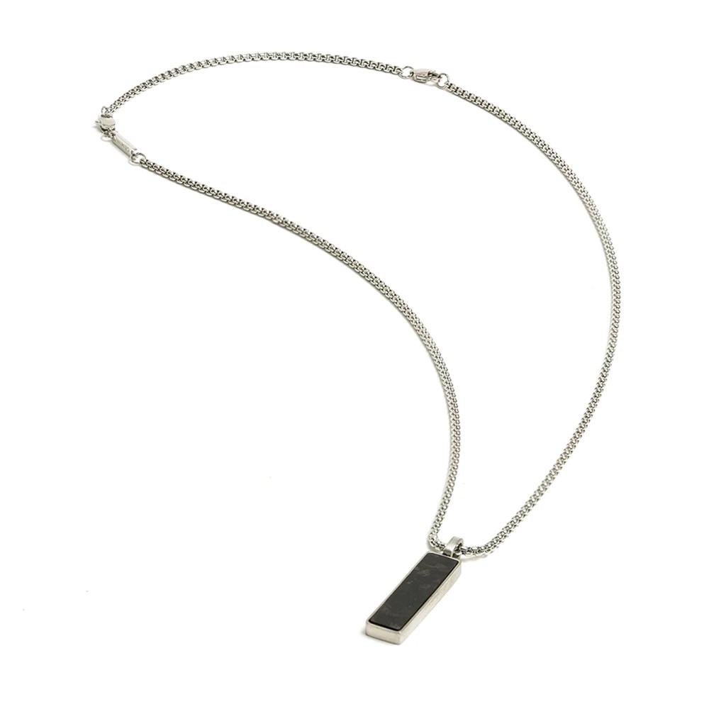 GEMINI FORGED CARBON NECKLACE