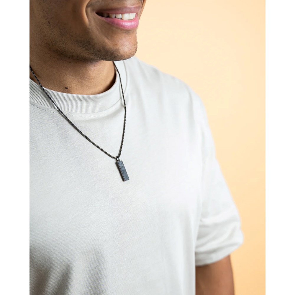 GEMINI FORGED CARBON NECKLACE