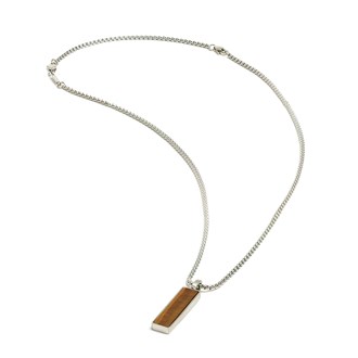 GEMINI TIGER EYE STONE NECKLACE