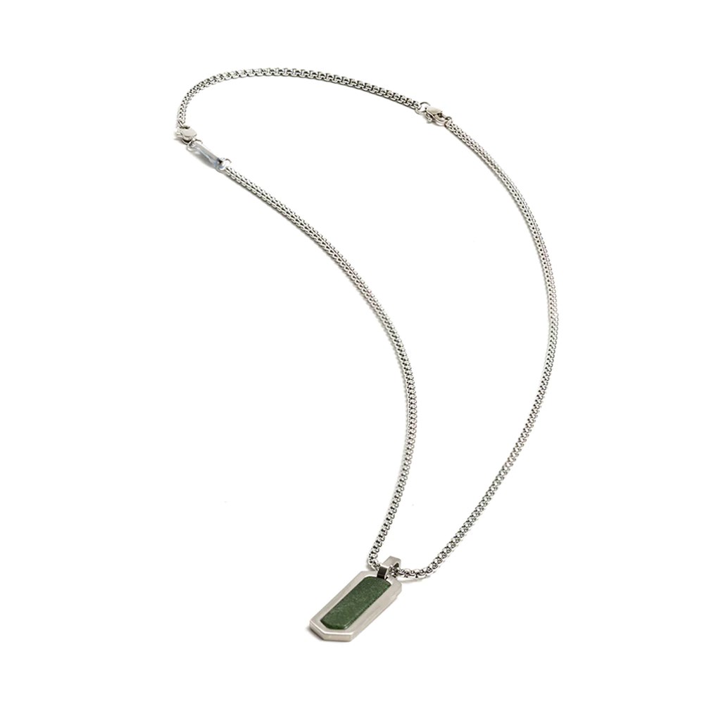 GEMINI OBSIDIAN STONE NECKLACE
