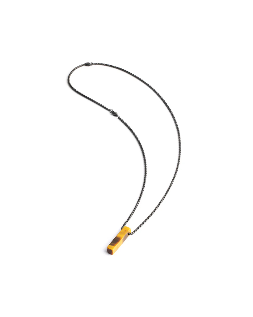 GEMINI TIGER EYE STONE NECKLACE lifestyle