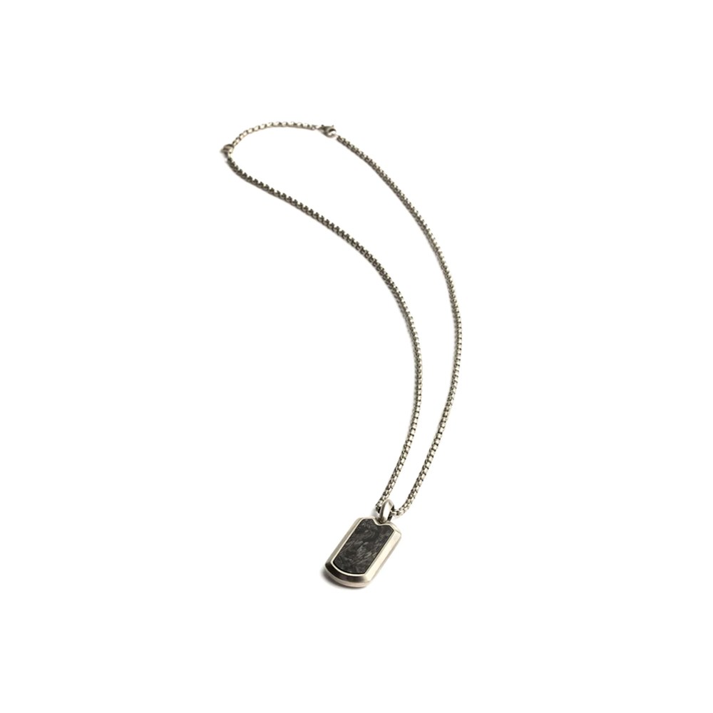 GEMINI FORGED CARBON NECKLACE