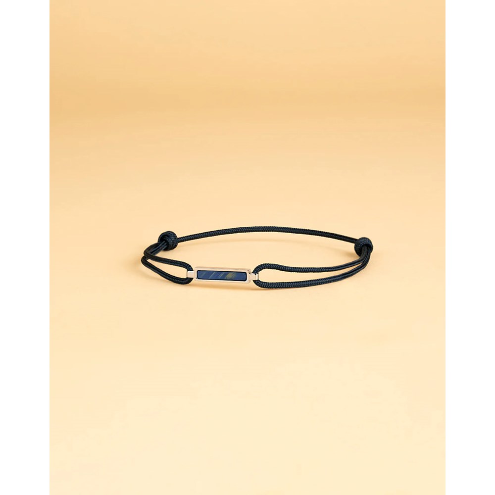 GEMINI NYLON BRACELET WITH CARBON FIBER FINISH