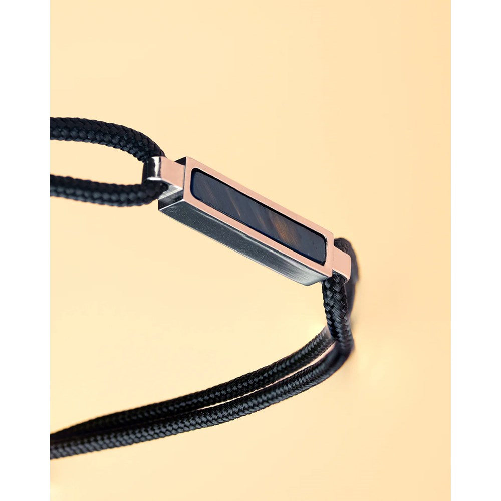 GEMINI NYLON BRACELET WITH CARBON FIBER FINISH