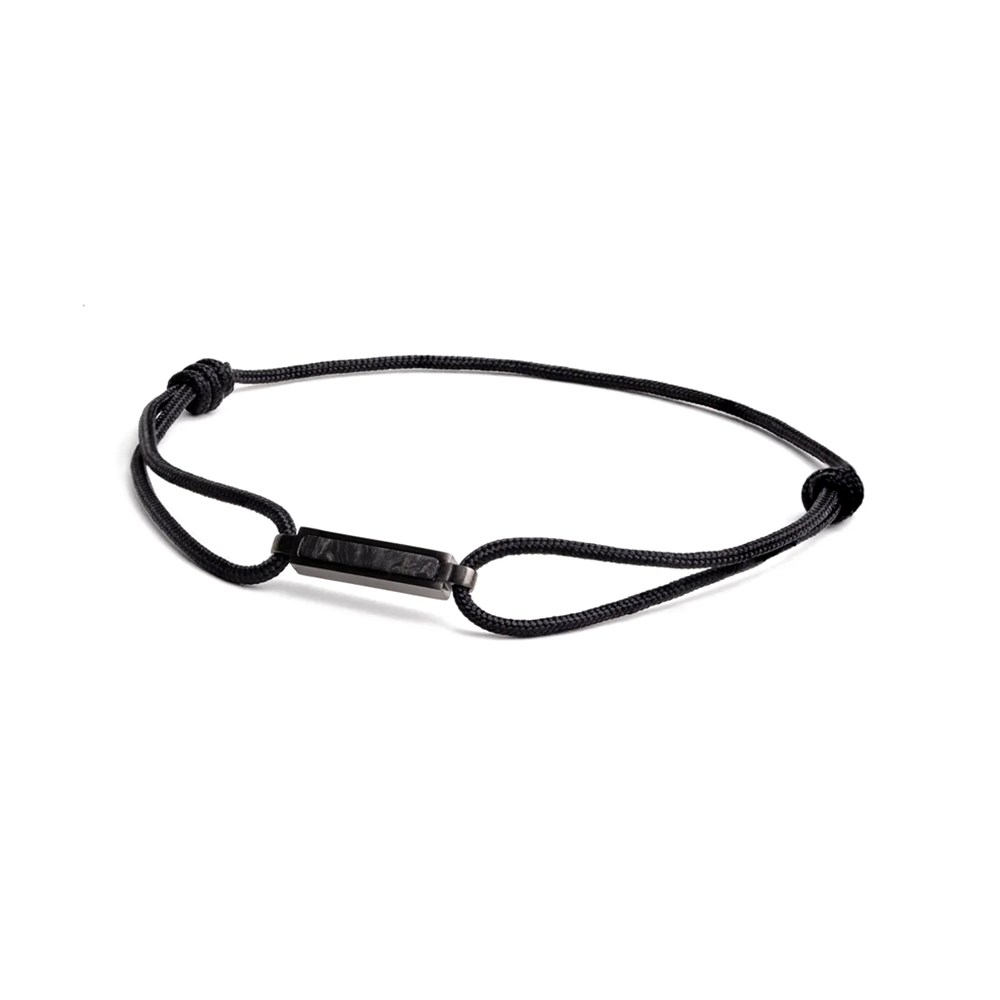 GEMINI NYLON BRACELET WITH CARBON FIBER FINISH