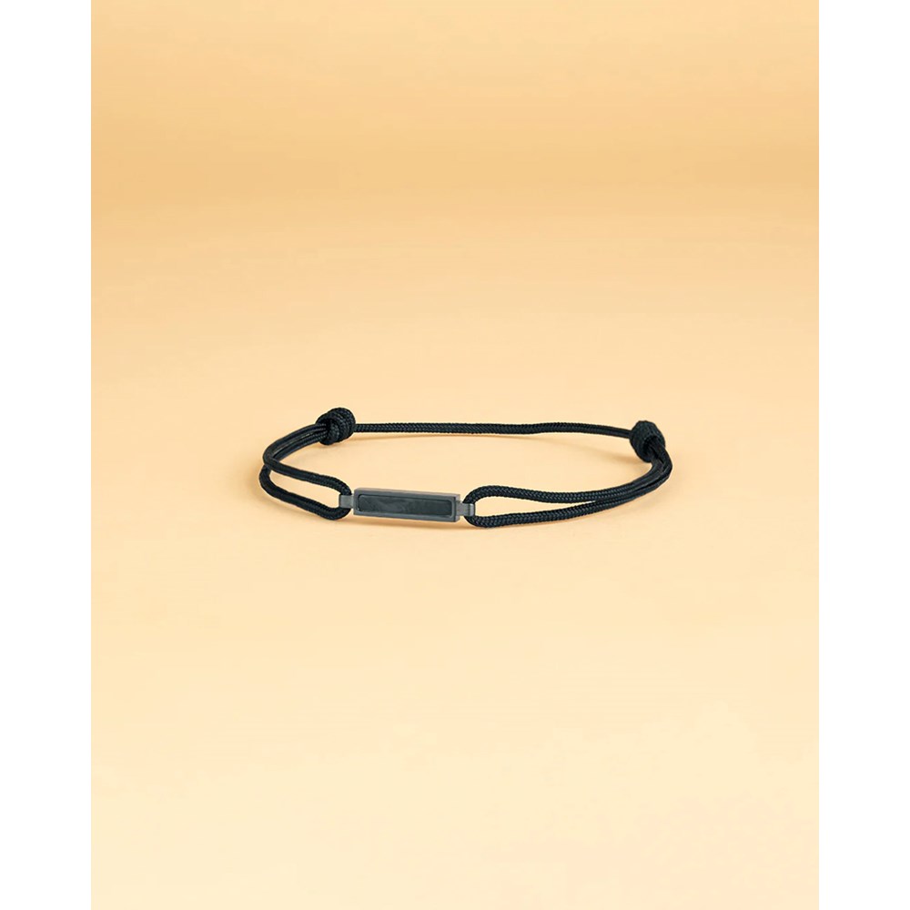 GEMINI NYLON BRACELET WITH CARBON FIBER FINISH