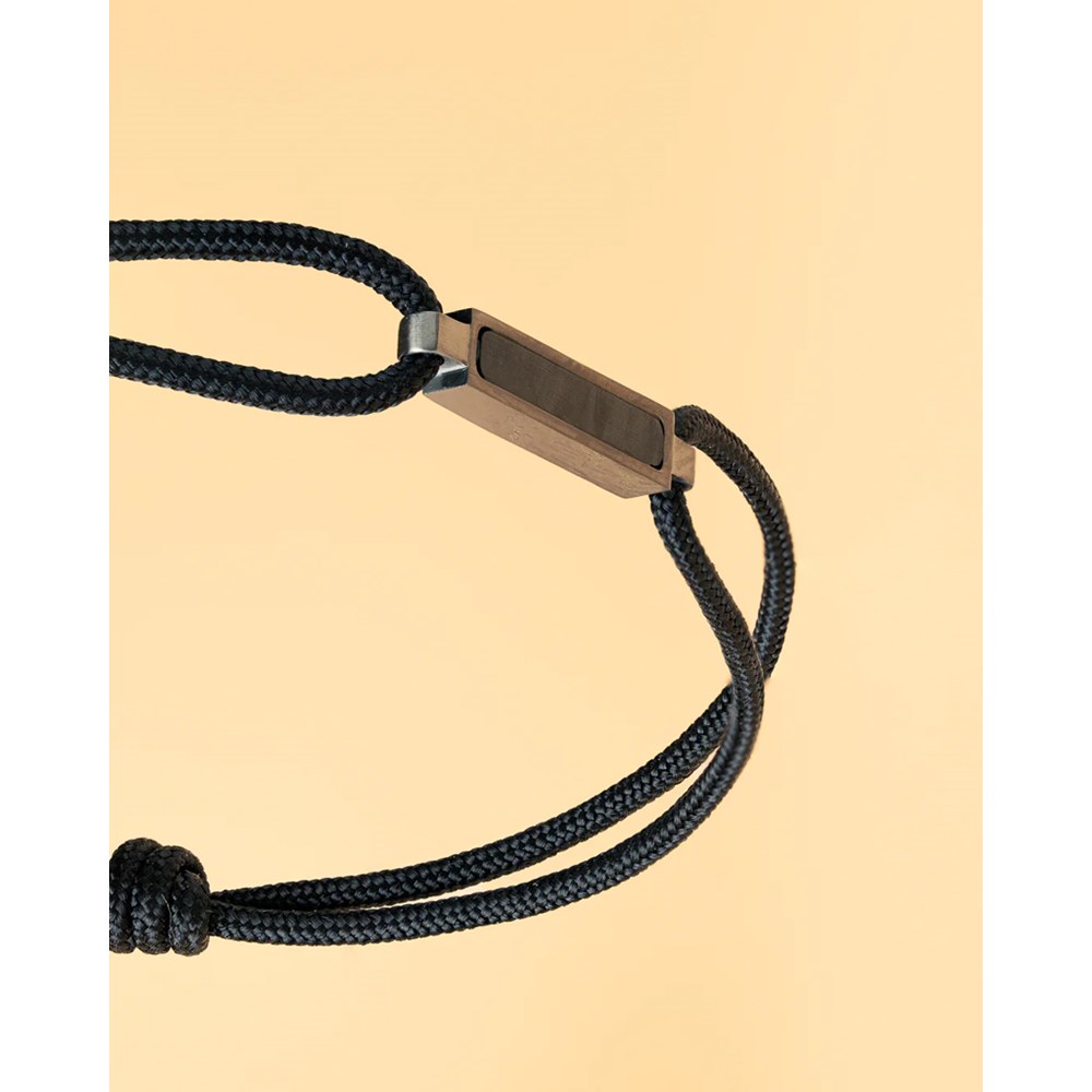GEMINI NYLON BRACELET WITH CARBON FIBER FINISH