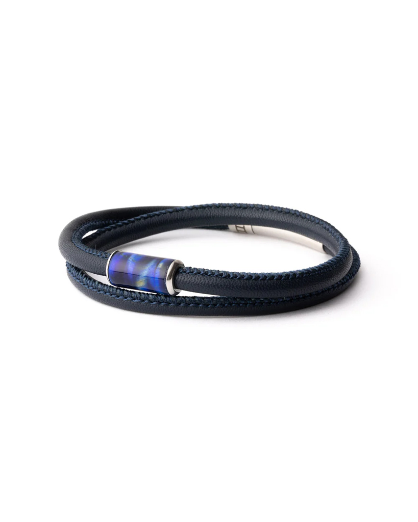 GEMINI TIGER EYE STONE LEATHER BRACELET lifestyle