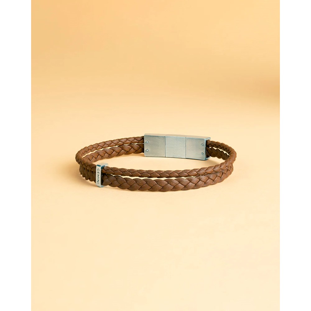 GEMINI NAPPA LEATHER BRACELET