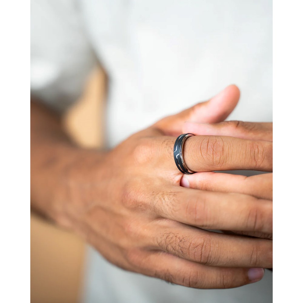 GEMINI TITANIUM RING