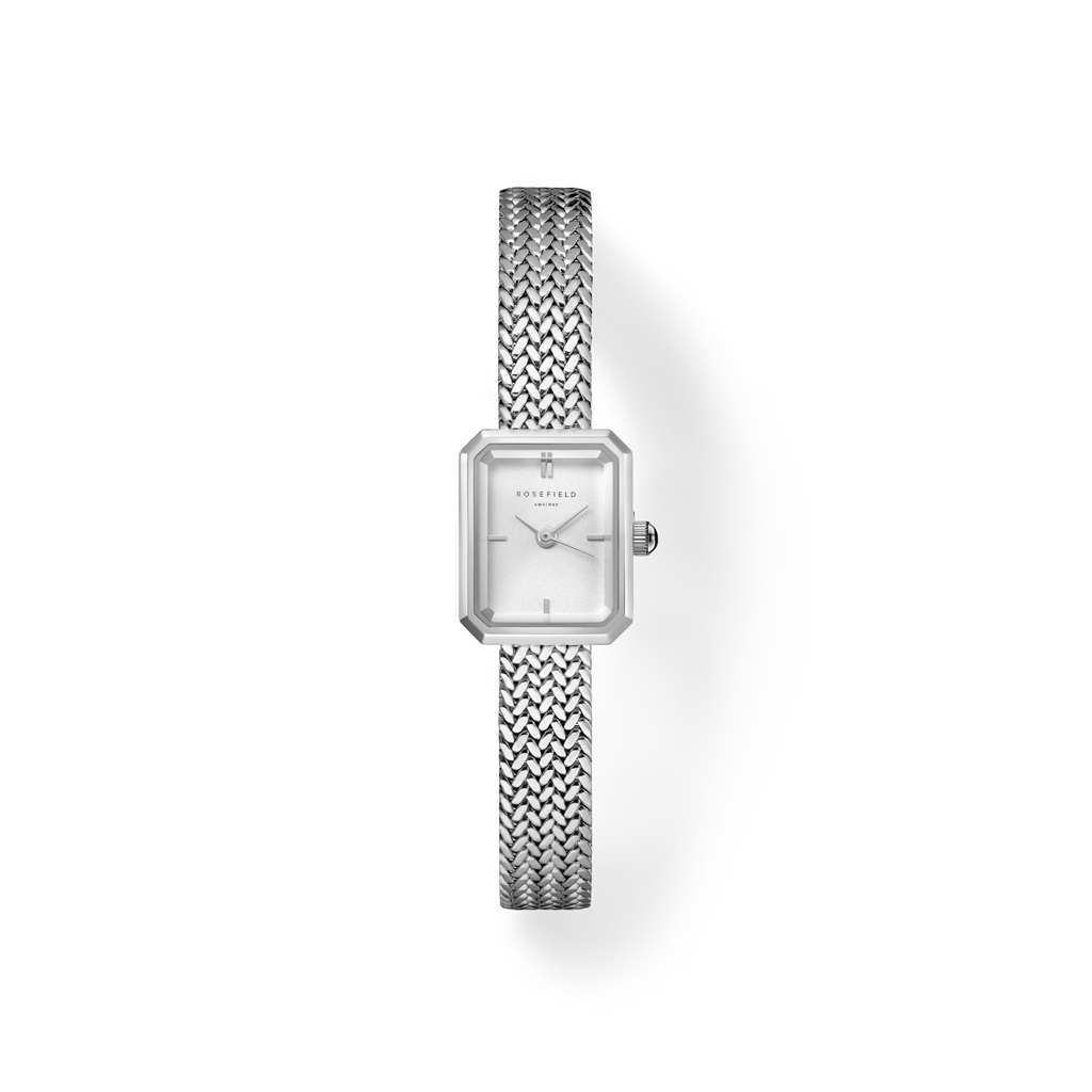 ROSEFIELD Mini Octagon Silver lifestyle