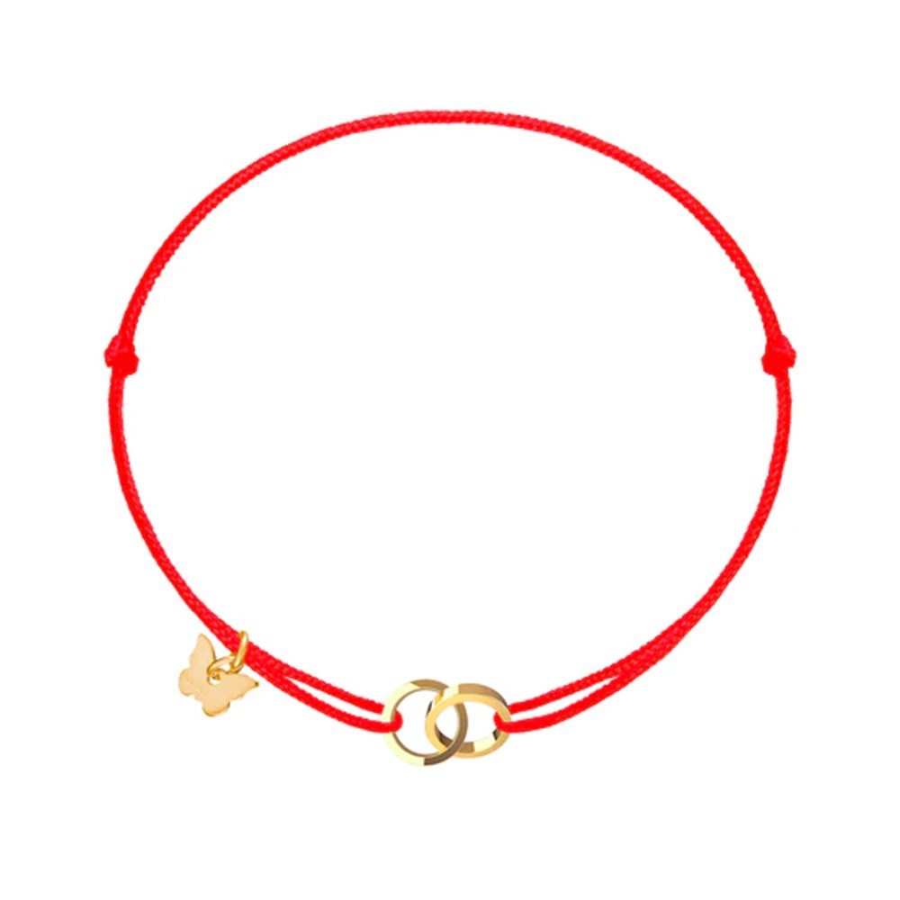 BORBOLETA Two Rings Bracelet