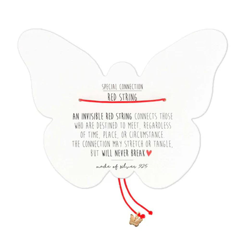 BORBOLETA Red String Bracelet lifestyle