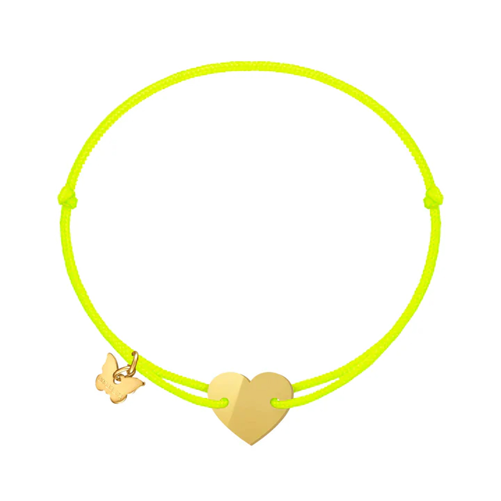 BORBOLETA MIRROR GOLD CANDY HEART BRACELET lifestyle