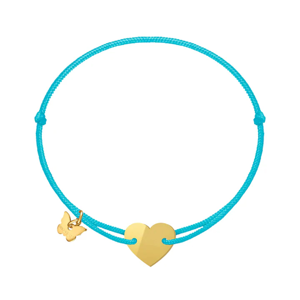 BORBOLETA MIRROR GOLD CANDY HEART BRACELET lifestyle