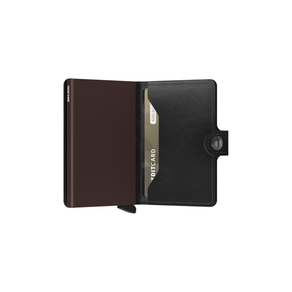 SECRID Miniwallet Original Black-Brown