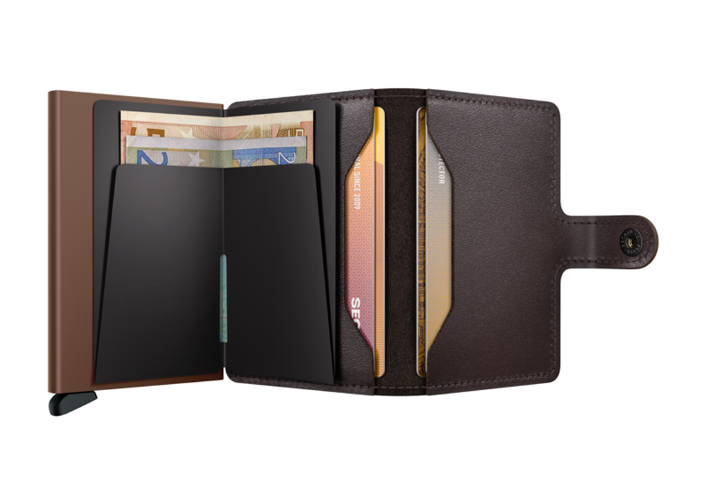 SECRID Miniwallet Original Chocolate lifestyle