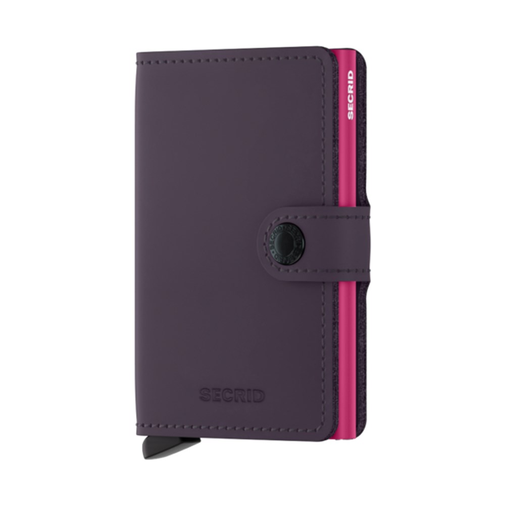 SECRID Miniwallet Matte Dark-Purple-Fuchsia