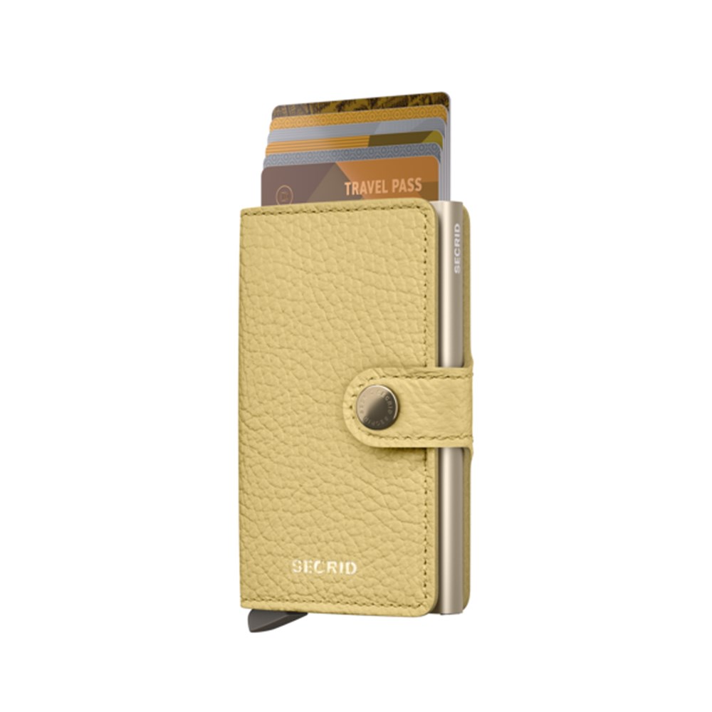 SECRID Miniwallet Pebble Butter Yellow