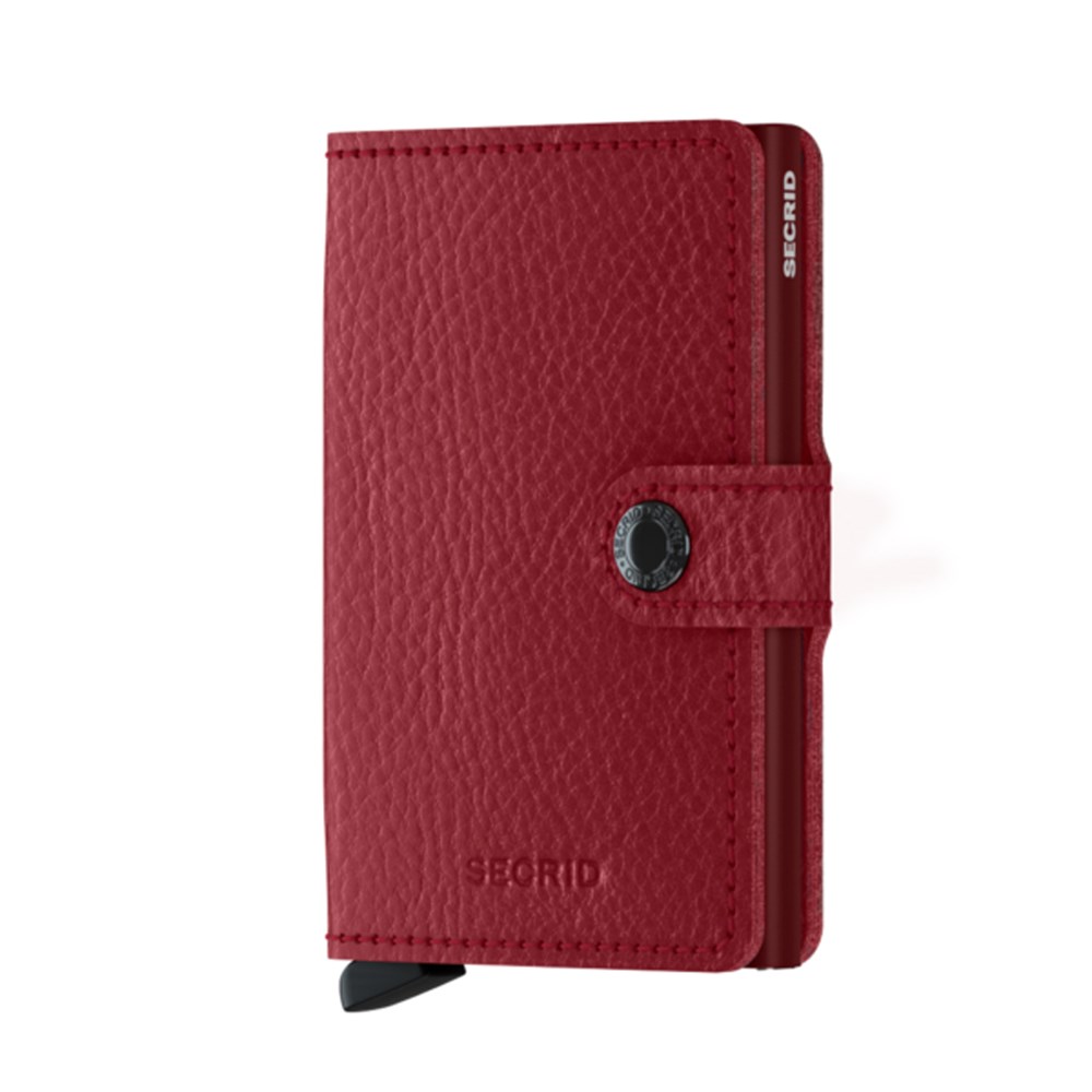 SECRID Miniwallet Vegetable Tanned Rosso Bordeaux
