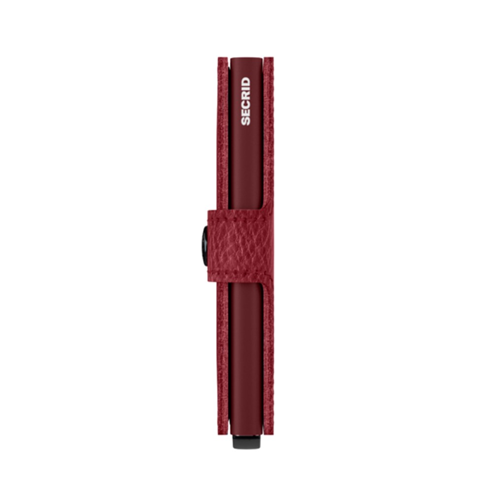 SECRID Miniwallet Vegetable Tanned Rosso Bordeaux