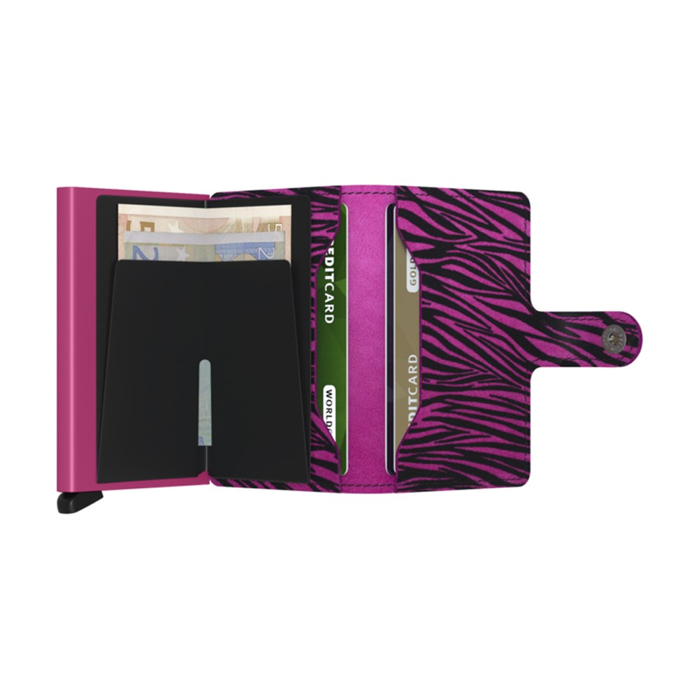 SECRID Miniwallet Zebra Fuchsia