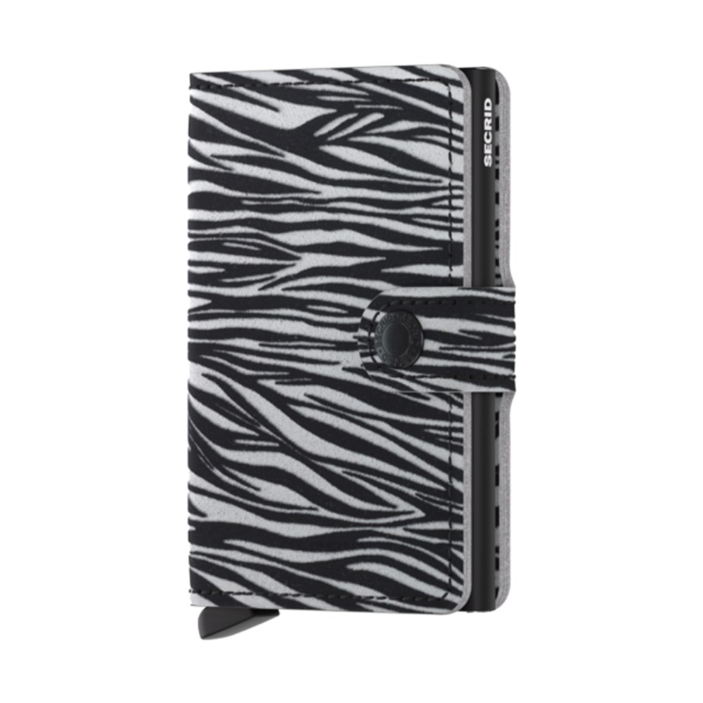 SECRID Miniwallet Zebra Light-Grey