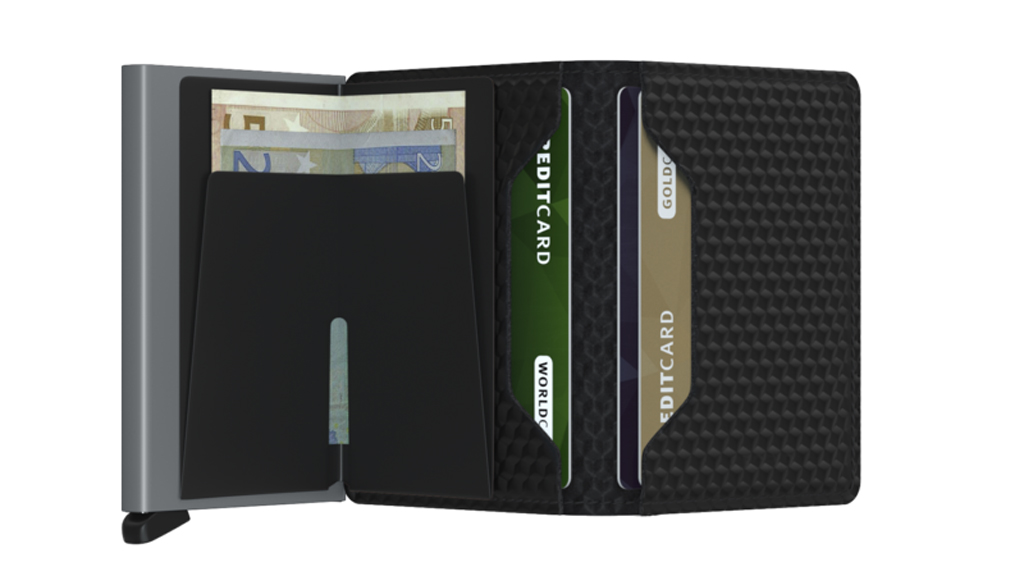 SECRID Slimwallet Cubic Black-Titanium lifestyle