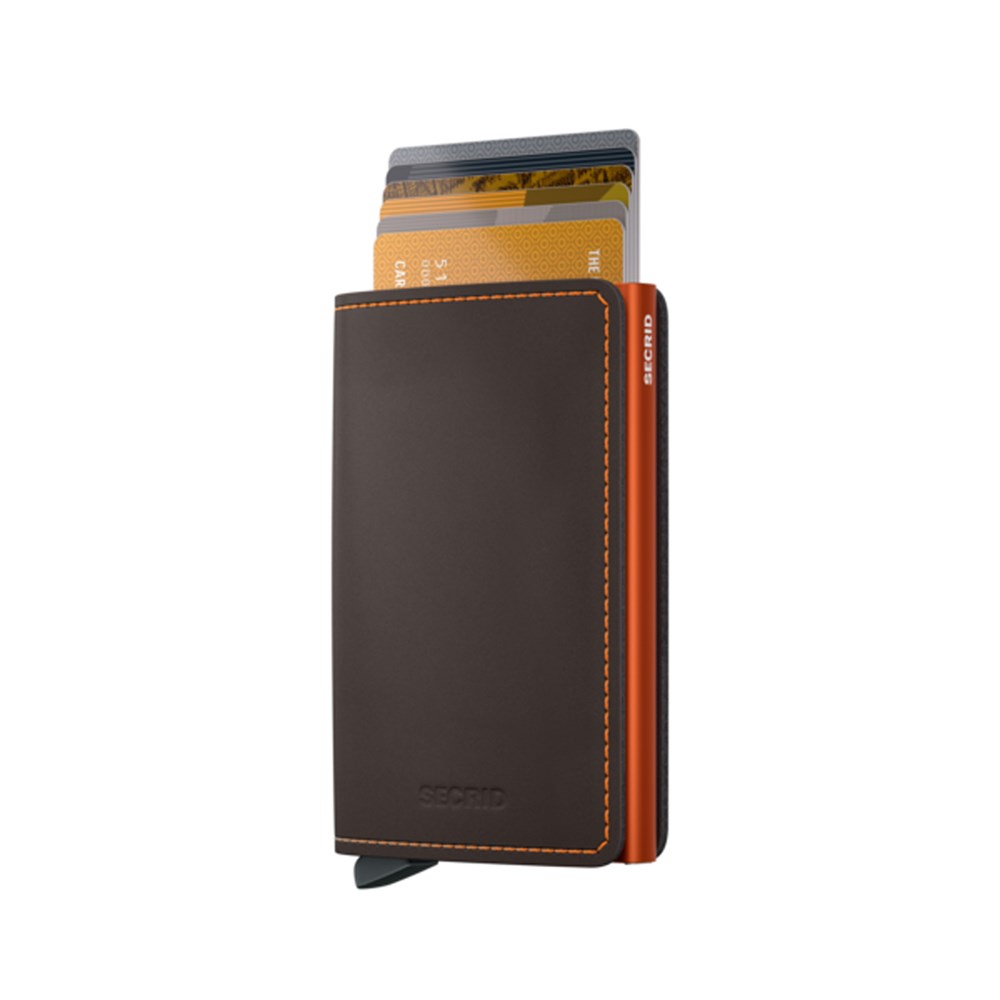 SECRID Slimwallet Matte Truffle-Orange