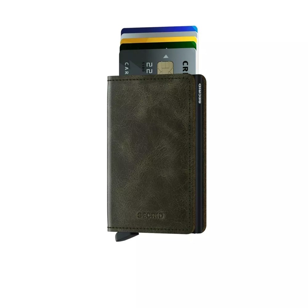 SECRID Slimwallet Vintage Olive-Black
