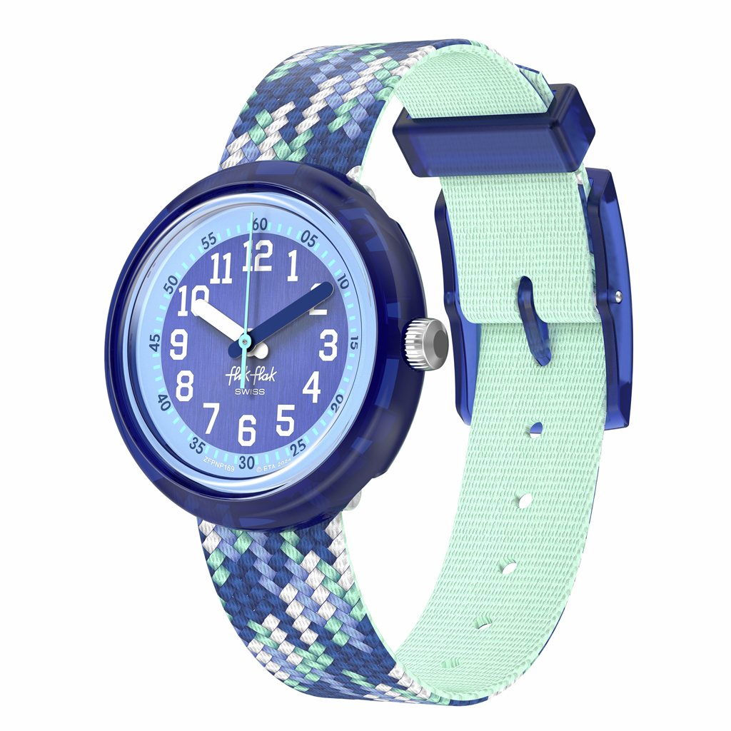 FLIK FLAK BRAID IN BLUE lifestyle
