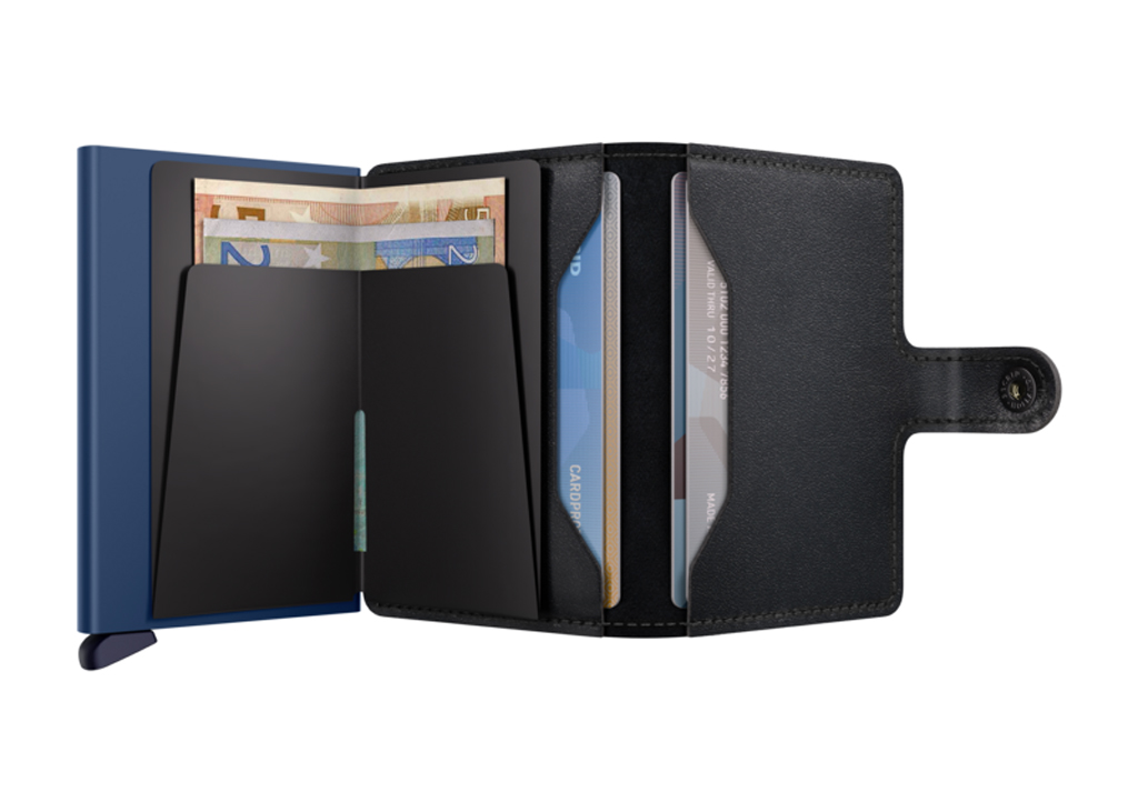 SECRID Miniwallet Original Black-Navy lifestyle