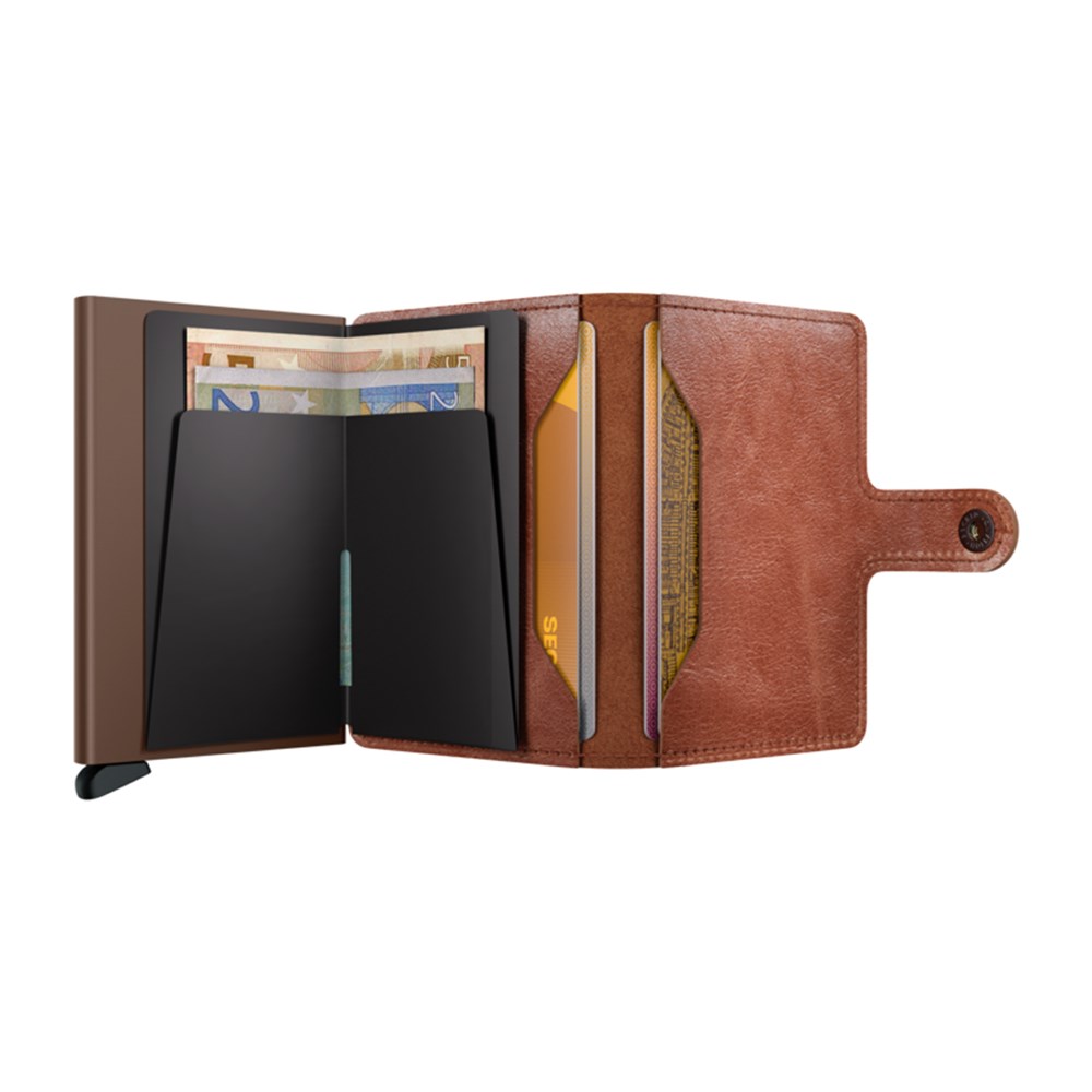 SECRID Miniwallet Vintage Cognac-Brown 
