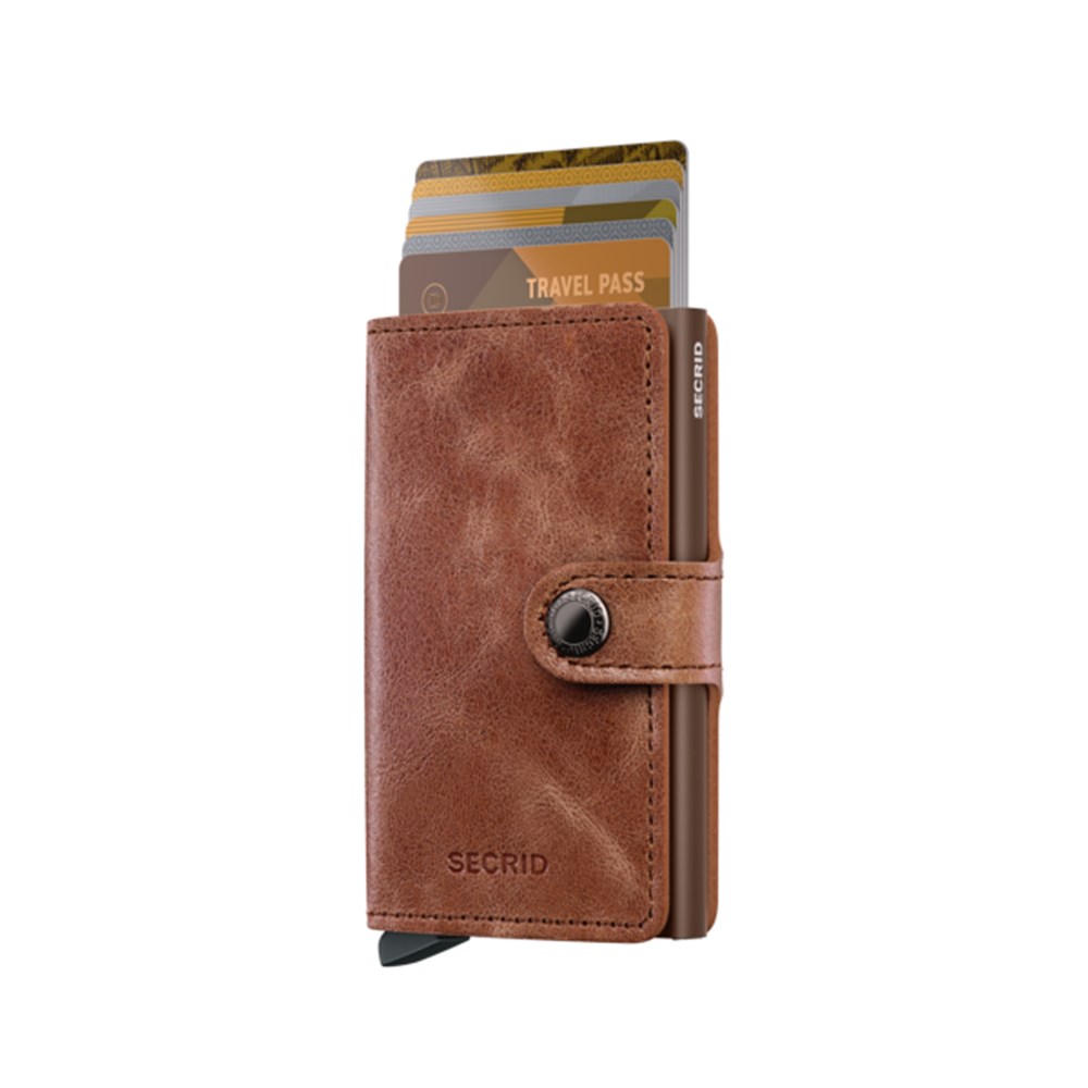 SECRID Miniwallet Vintage Cognac-Brown 