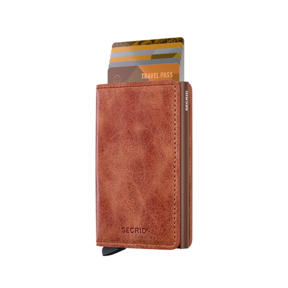 SECRID Slimwallet Vintage Cognac-Brown