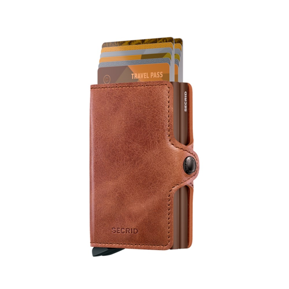 SECRID Twinwallet Vintage Cognac-Brown