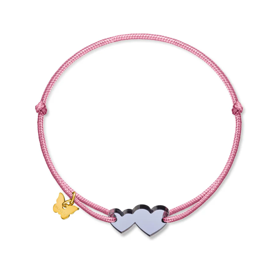 BORBOLETA Classic Candy Two Hearts Bracelet lifestyle