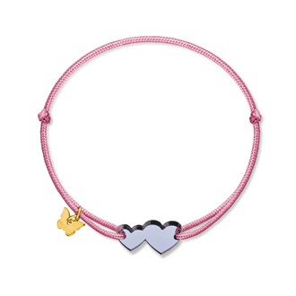 BORBOLETA Classic Candy Two Hearts Bracelet