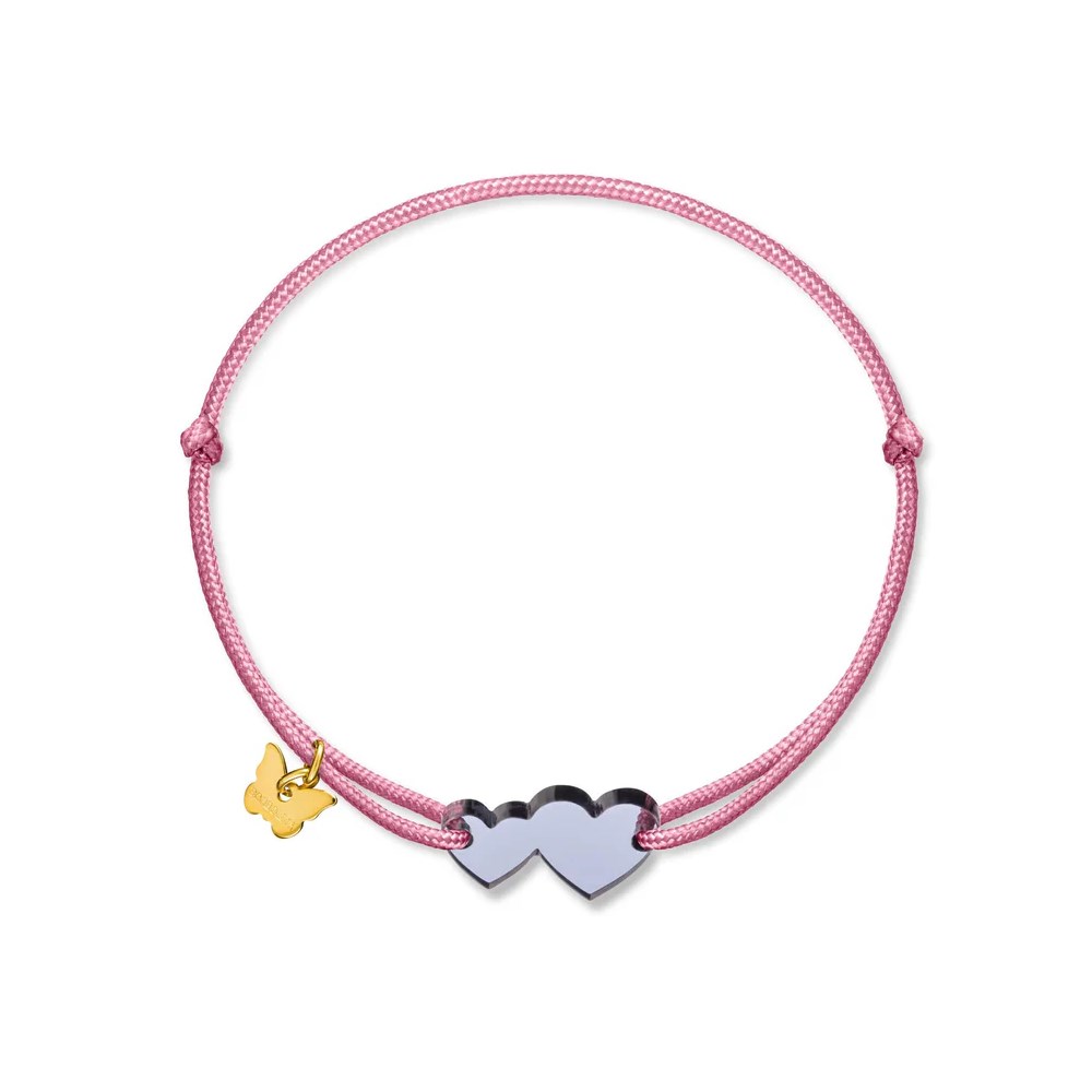 BORBOLETA Classic Candy Two Hearts Bracelet