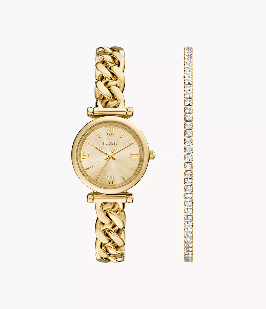 FOSSIL Carlie Watch and Bracelet Set lifestyle